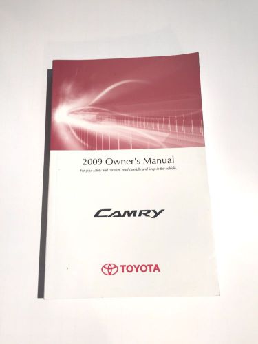 2009 toyota camry owners manual