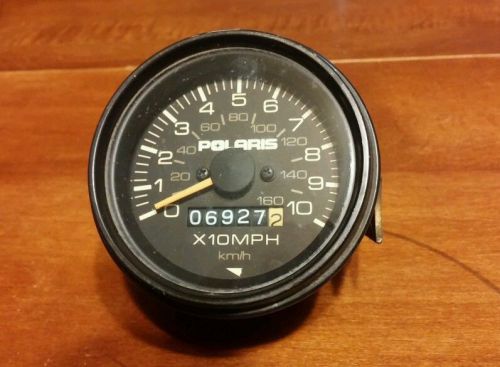 3&#034; diameter speedometer lighted 80&#039;s vintage polaris indy snowmobile - lights up