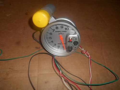 Autometer tachometer 5&#034; 10,000 rpm sport comp part # atm-3911