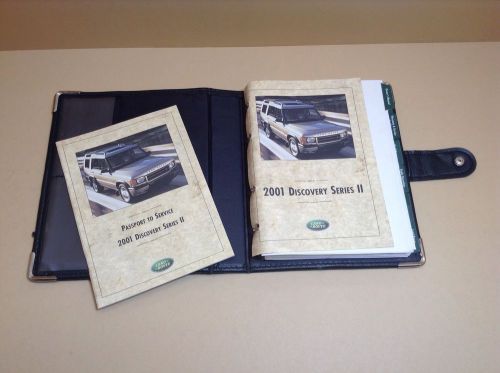 2001 land rover discovery ii owners manual handbook gt12.