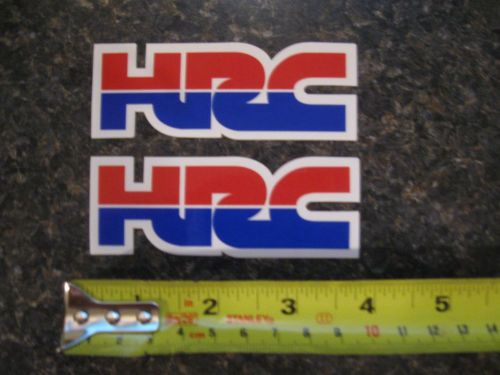 2 hrc motorcycle bike racing fender tank swingarm fork stickers decals