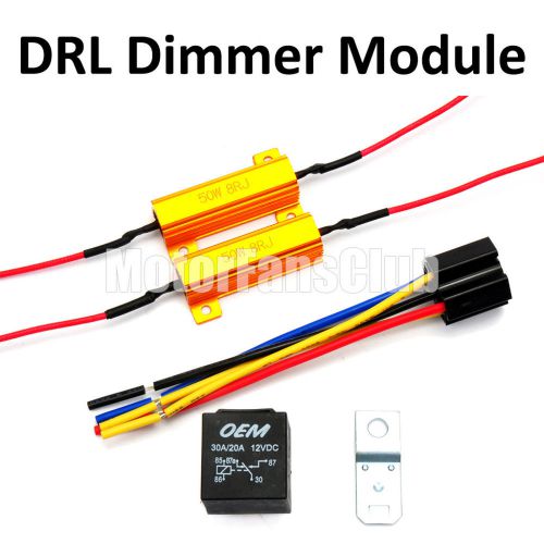 12v 30a dc car auto vehicle relay &amp; socket kit spdt 5pin 5wire drl light dimmer