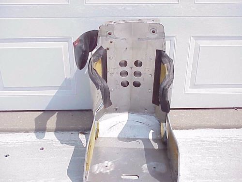 Butlerbuilt 17&#034; full containment aluminum seat from a nascar race car xfinity