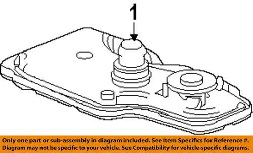 Gm oem 24267776 transmission filter