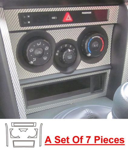 Jdm air condition switch panel carbon insert - toyota 86 scion fr-s gt gts ft86