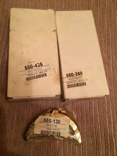 Austin healey 100-6, 3000 main bearing set std, road bearing ser std &amp; washer