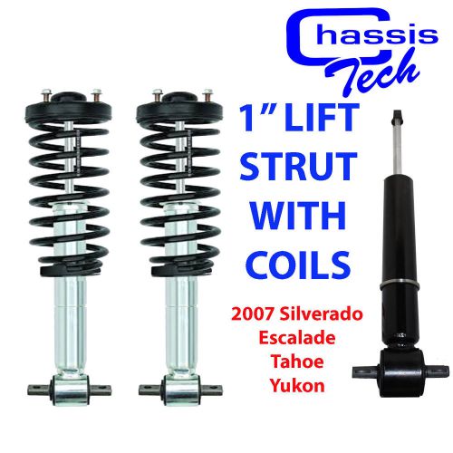 Chevrolet silverado &amp; suv coil struts adjustable 1&#034;lift 2007-2016 pr as shown