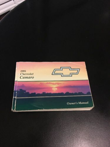 1995 chevrolet camaro owners manual oem