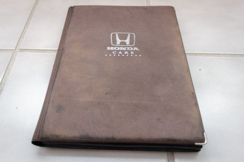 Jdm honda legend ka9 acura 3.5rl owner manual 1996 - very rare