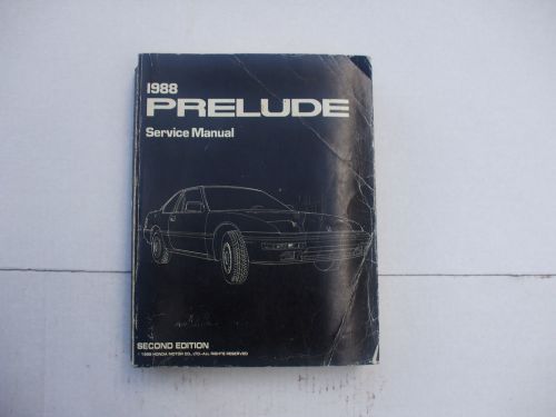 1988 honda prelude factory service manual