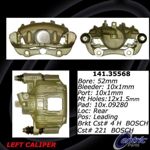 Centric parts 142.35568 rear left rebuilt brake caliper with pad