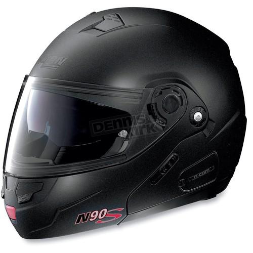 Nolan n90 special n-com modular black graphite motorcycle helmet size: s