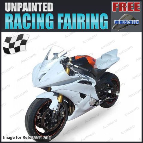 Race fairing fiberglass track for yamaha yzf r1 1000 07 08 unpainted gb