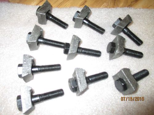 Mobile home axle wheel bolt ( course thread ) w/ rim clamps 10 pack