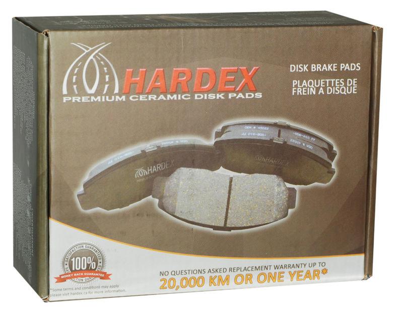 New front ceramic brake pad set d485 (d462) hardex brakes