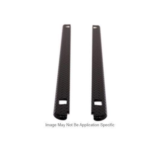 Dee zee set of 2 bed rail cap new powdercoated black full size truck dz11976b