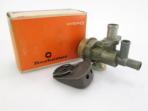 Nos delco rochester diverter valve 7036448 4mv quadrajet 1968 427 396