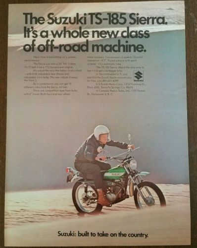 Vintage suzuki ad