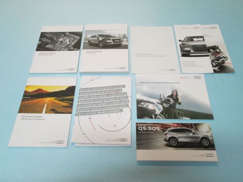 2015 audi q5 / sq5 owners manual set with navigation manual used oem