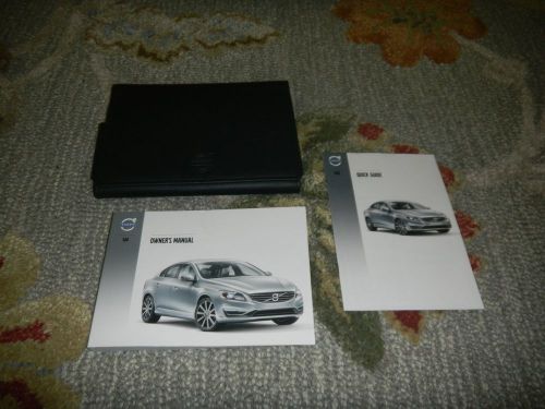 2014 volvo s60 owners manual set + free shipping