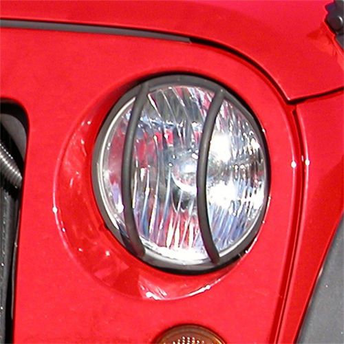 Headlight guard-euro guard kit rugged ridge 11230.03 fits 07-16 jeep wrangler