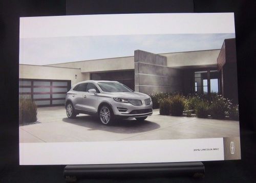 Brand new 2016 lincoln mkc 27 page dealer sales catalog brochure literature