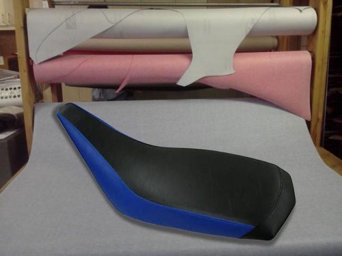 Yamaha raptor 660 black blue seat cover # usa atv seat 423