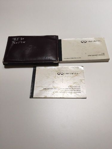 1998 infiniti i30 leather owners manual set and leather case