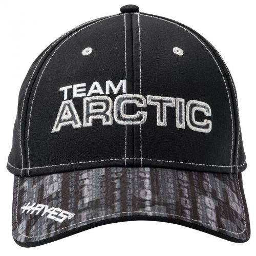Arctic cat team arctic sponsor embroider performance cap - black gray - 5263-136