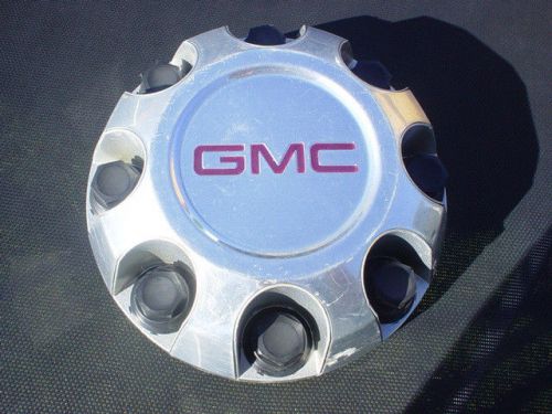 Gmc sierra yukon xl wheel center cap polished finish 9596342