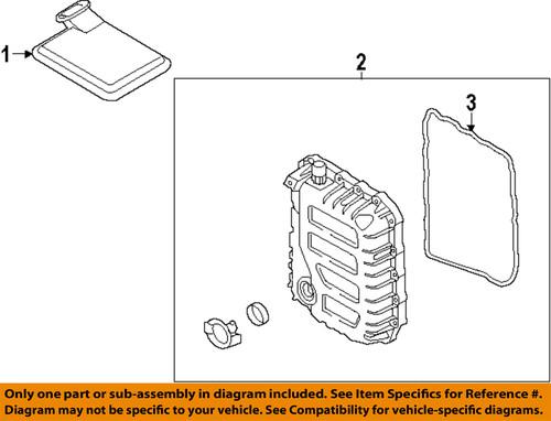 Hyundai oem 452833b810 transaxle parts-gasket