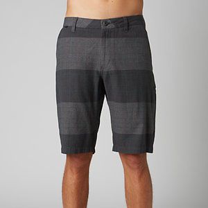 Fox racing essex plaid mens shorts black