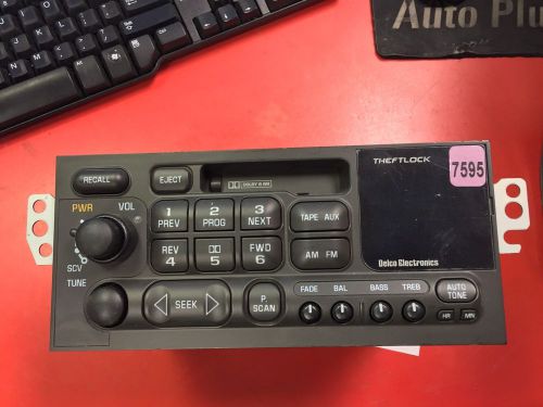 New oem gm 1994-2002+ cassette radio  09367595 blazer jimmycamaro