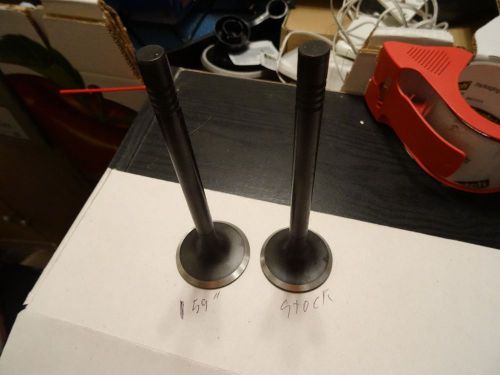 Ford 2.3 turbo svo merkur mustang t bird exhaust valves oversize and stock xr4ti