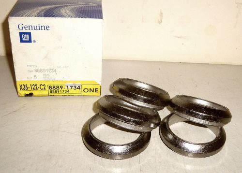 Genuine gm part # 88891734 exhaust cross over pipe seal, new lot of 5