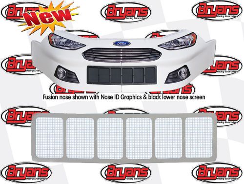 Five star racing bodies 660-411b-scr lower grille screen bezel abc lsmc black