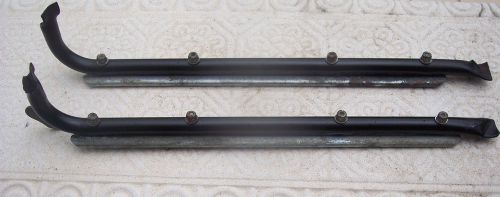 Mg seat slides w/frame section pair lh seat original, mfg. by aw chapman-london