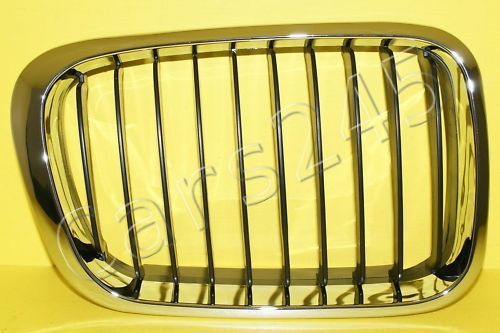 Bmw 3-series 99-01 e46 4dr chrome/black right grill