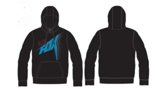 Fox head racing horizon pullover hoodie fleece black 15587-001 moto mx m l xl