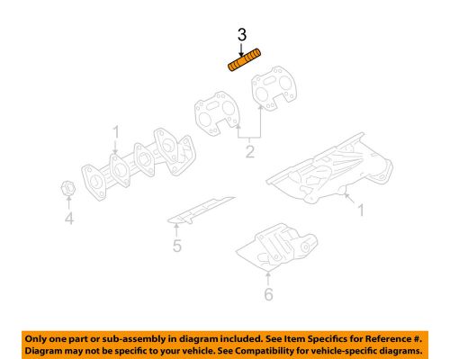 Lincoln ford oem 07-14 navigator 5.4l manifold-exhaust-manifold stud w703902s403