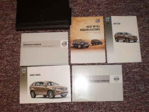 2014 volvo xc60 suv owners manual books guide case all models