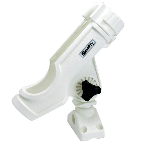 Scotty powerlock rod holder white w/241 side/deck mount -230-wh