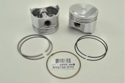 Engine piston kit itm ry6756-020 fits 96-98 hyundai elantra 1.8l-l4