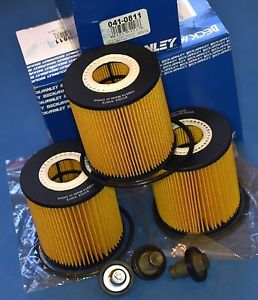 Lot of 3 oil filters and drain plugs for mini cooper and cooper s gen1 r50 r53