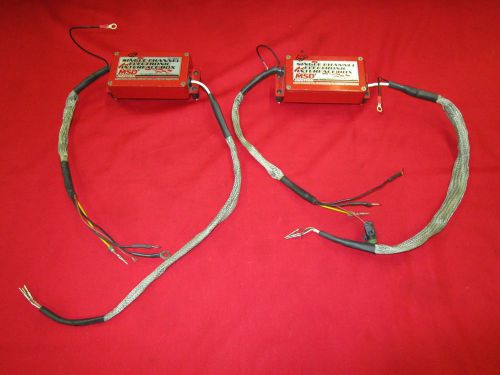 Two msd 83581 ignition boxes with wiring harness