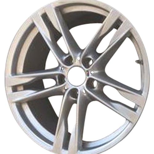 Oem reman 20x9 alloy wheel rear bright silver metallic full face painted-71524