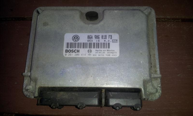 99.5-01 vw jetta jetta golf computer engine control ecu  module 06a 906 018 fb