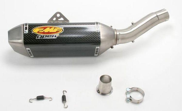 Fmf apex slip on exhaust carbon muffler/titanium endcap 043199