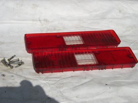 1971 nova taillight lenses set tail light very nice no cracks 70 72 ss 350