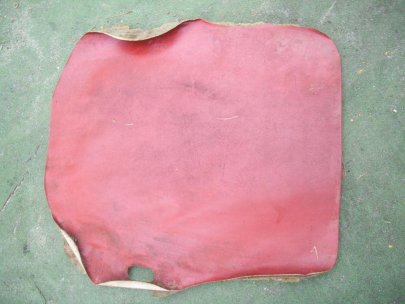 70-76 trans am firebird between rear seat vinyl cover red 74 75 sd